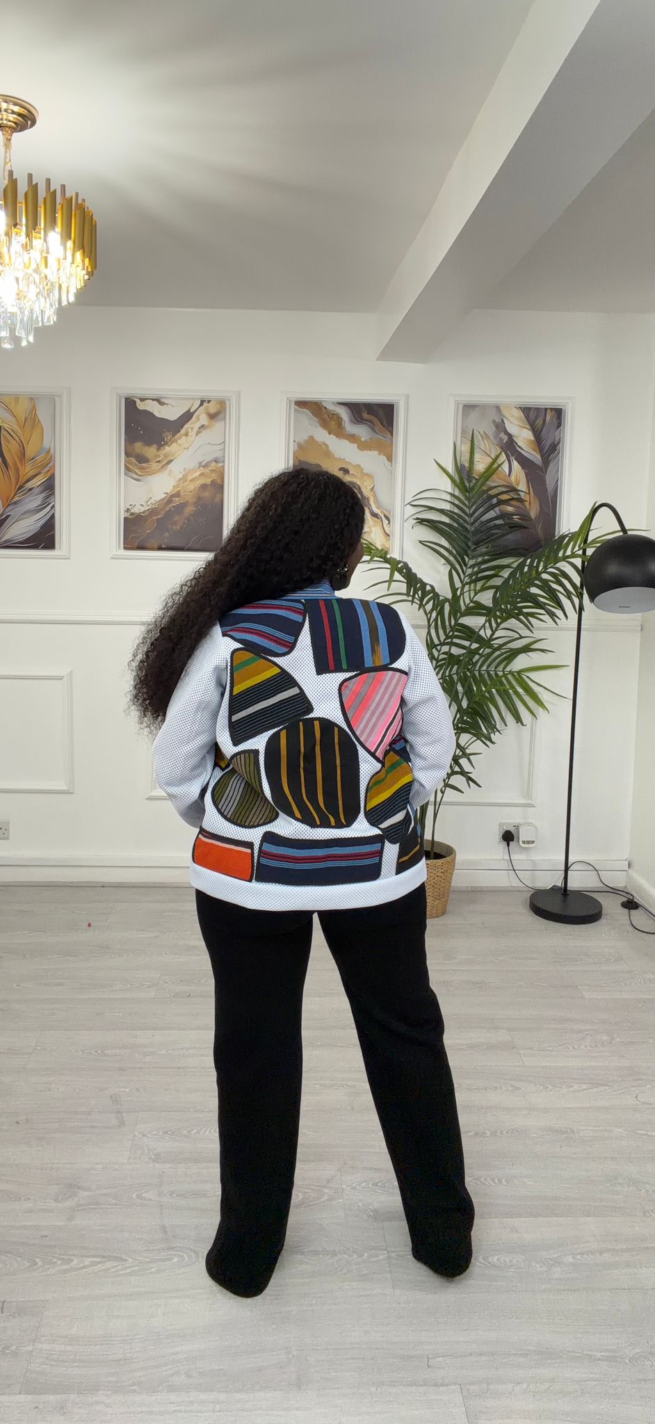 Asooke Patch Jacket (White)