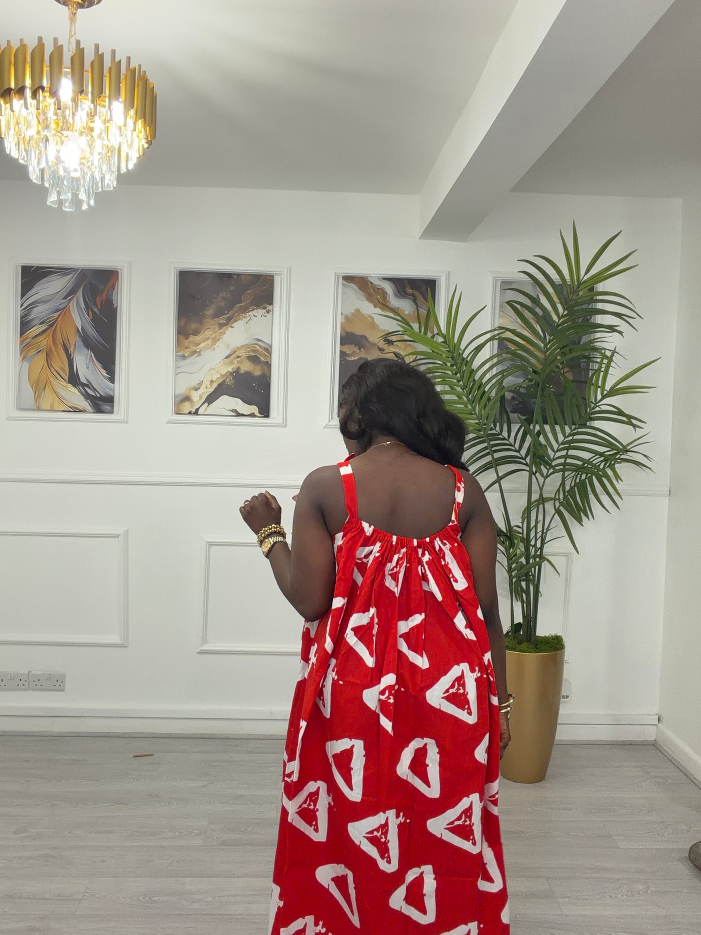Bow dress ( red)