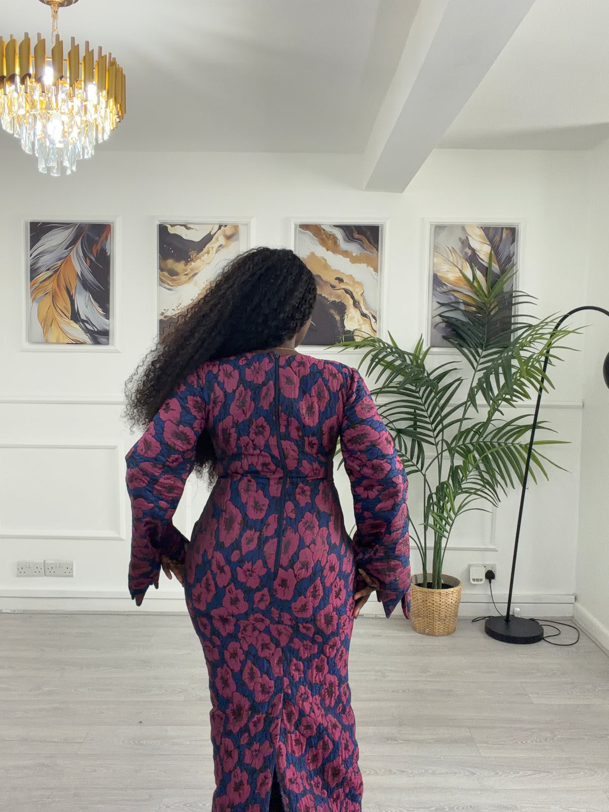 Brocade dress