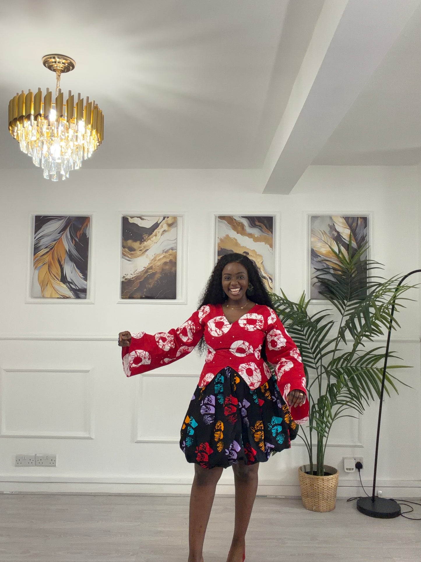 Ruby Bloom Two-Piece Set